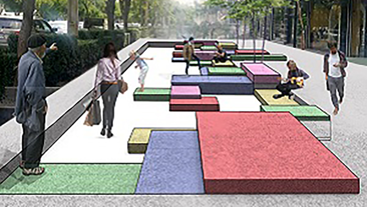 Ghoddoosi street walkway